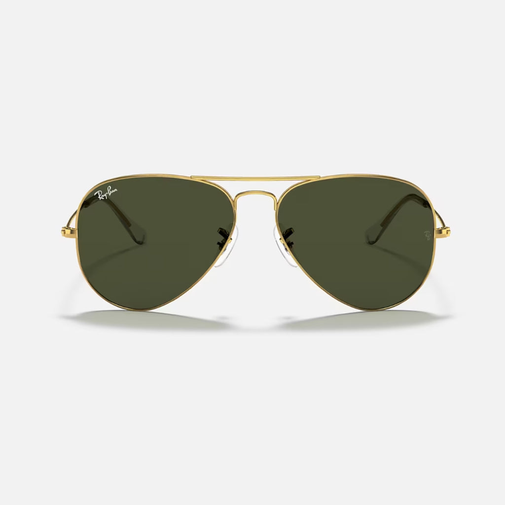 Aviador Clasico Dorado Verde RB3025