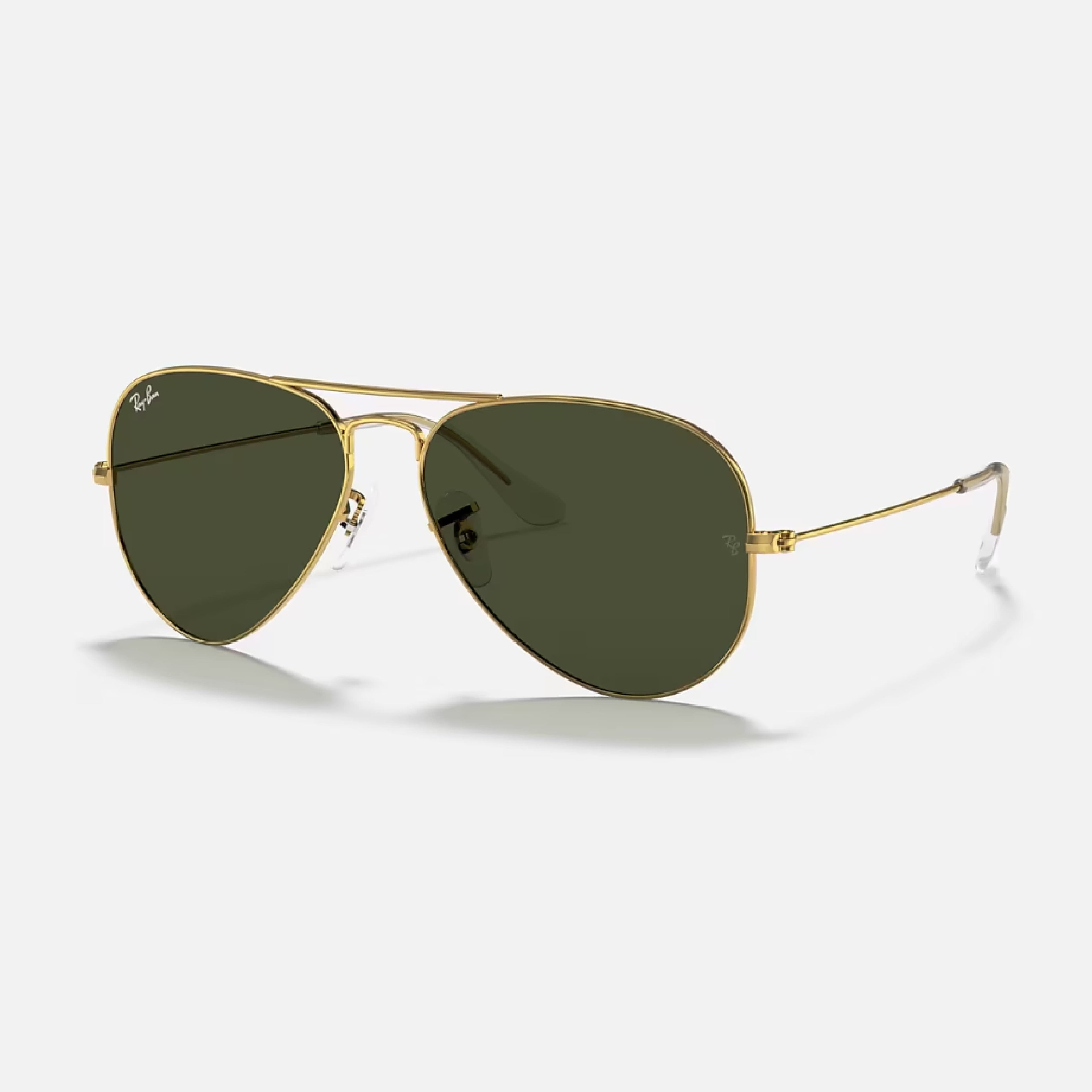 Aviador Clasico Dorado Verde RB3025