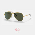Aviador New Dorado Verde RB3625