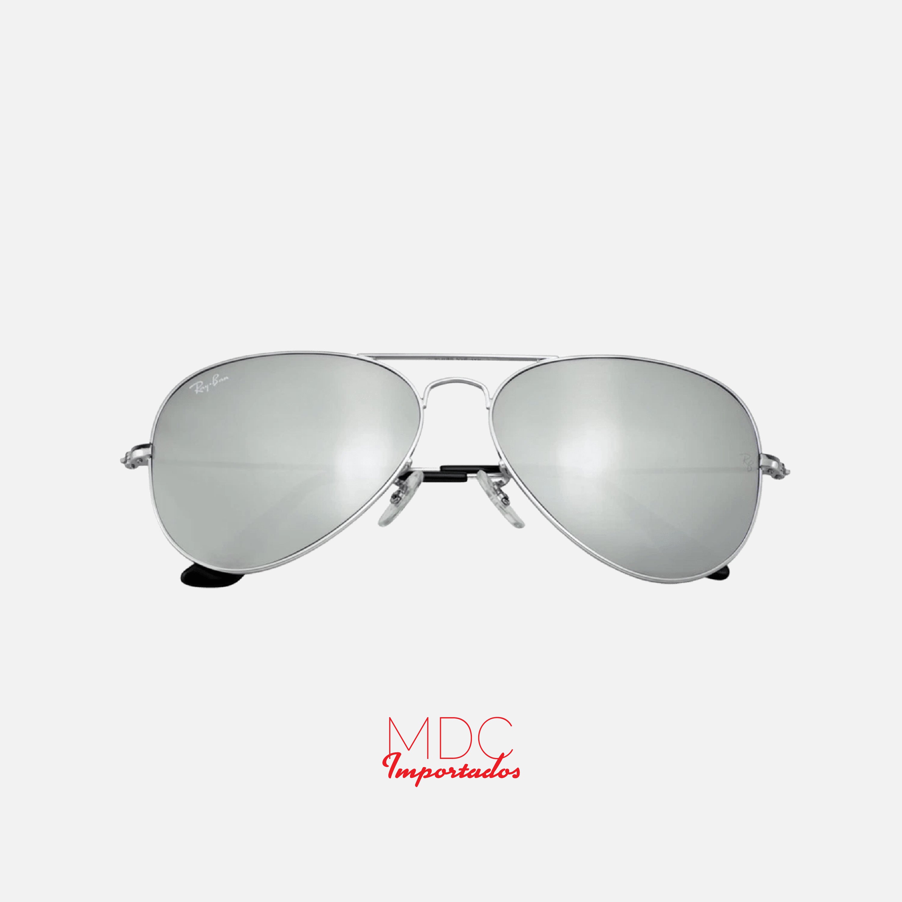 Aviador Plateado Espejado RB3025