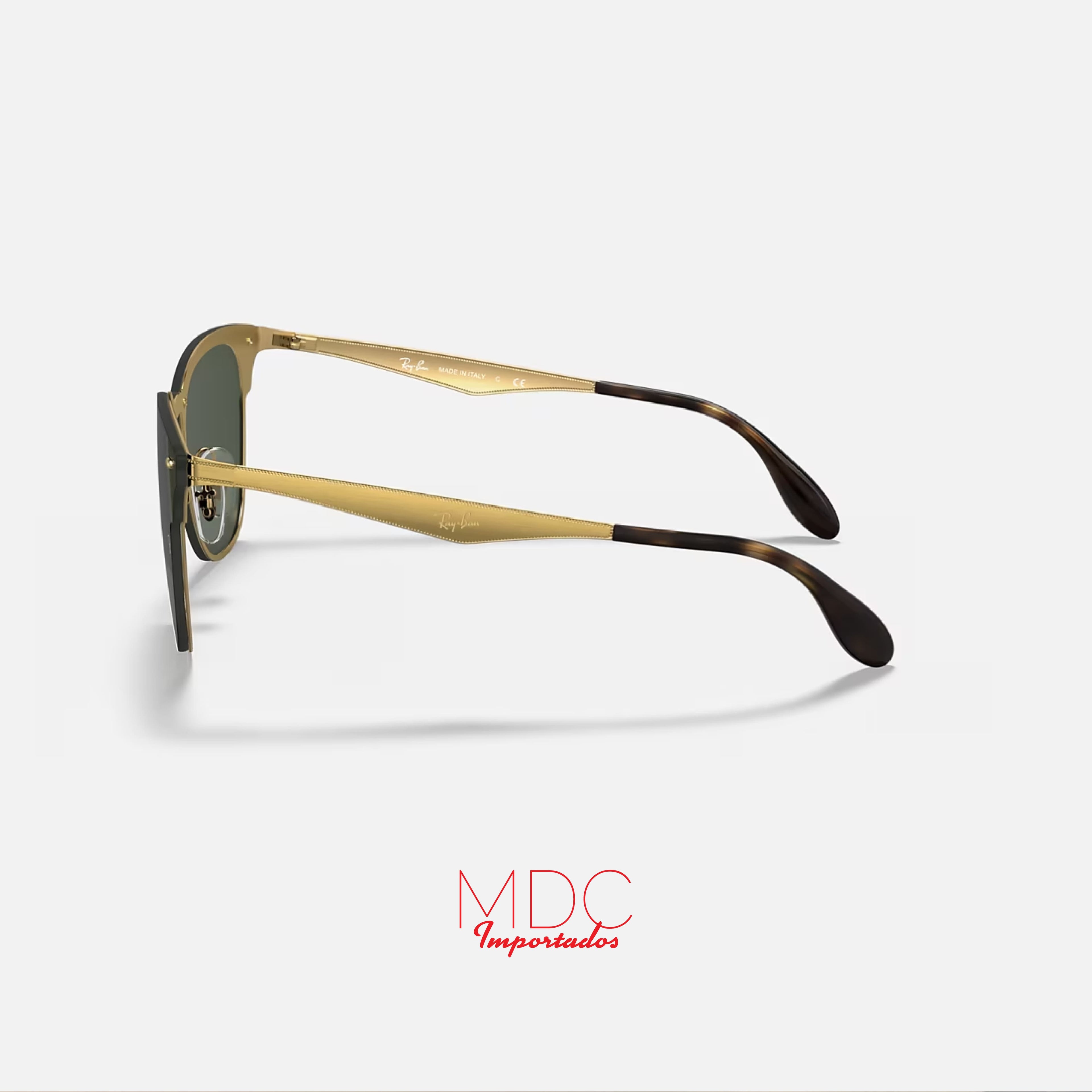 Clubmaster Blaze Dorado Verde RB3576