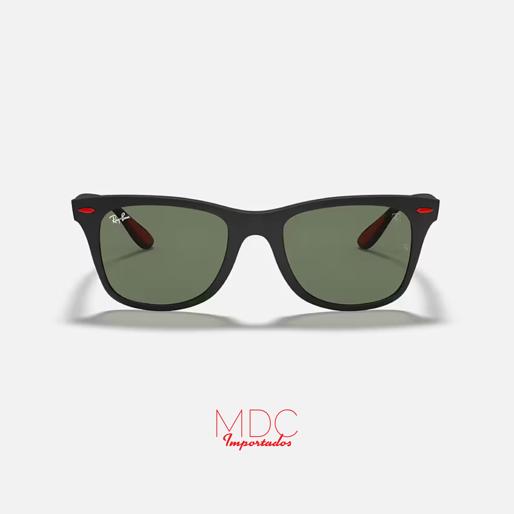 Ferrari Wayfarer Matte Negro Polarizado RB4195M