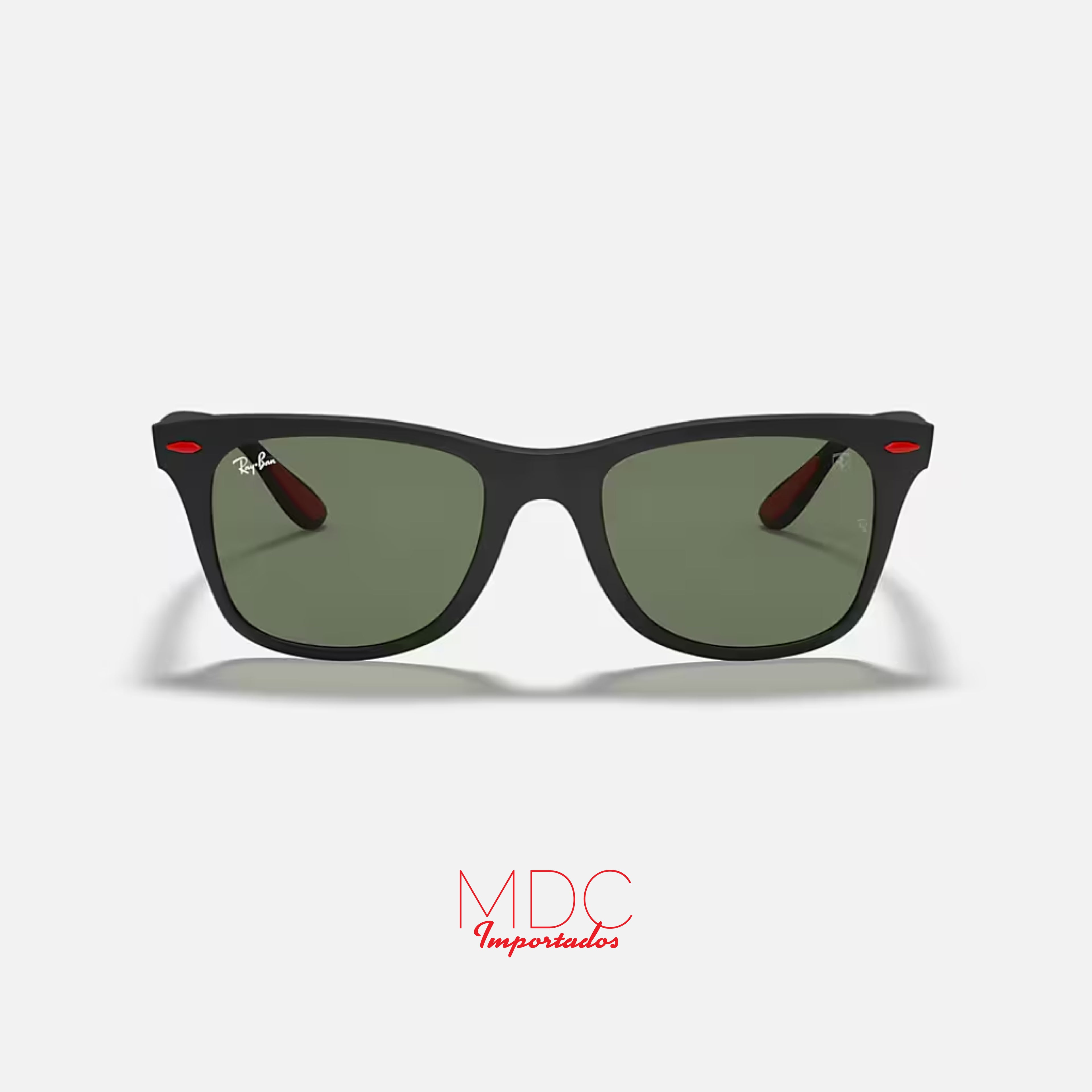 Ferrari Wayfarer Matte Negro Polarizado RB4195M