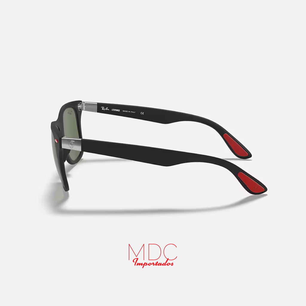 Ferrari Wayfarer Matte Negro Polarizado RB4195M