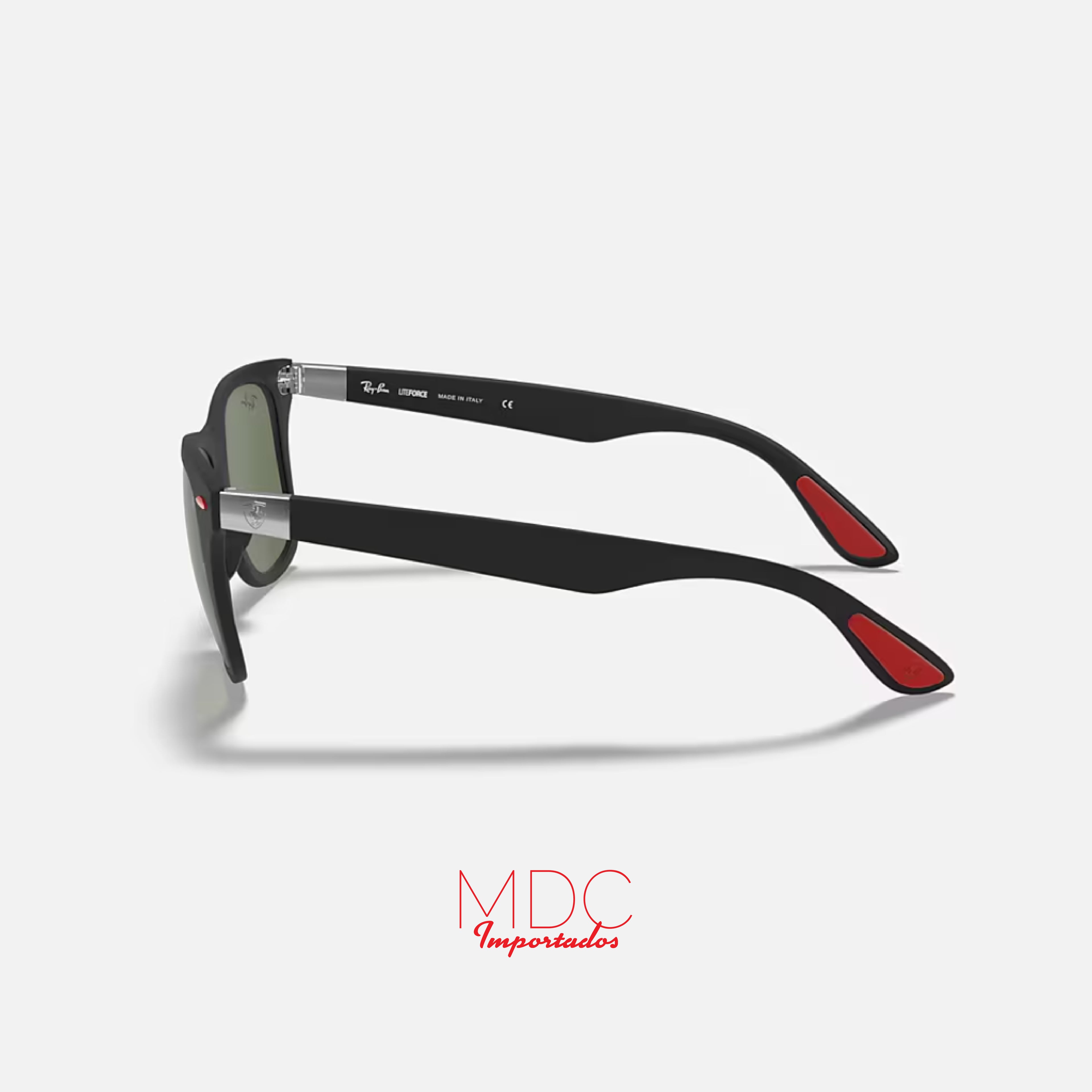 Ferrari Wayfarer Matte Negro Polarizado RB4195M
