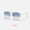 Hexagonal Plateado Gris Degrade RB3548