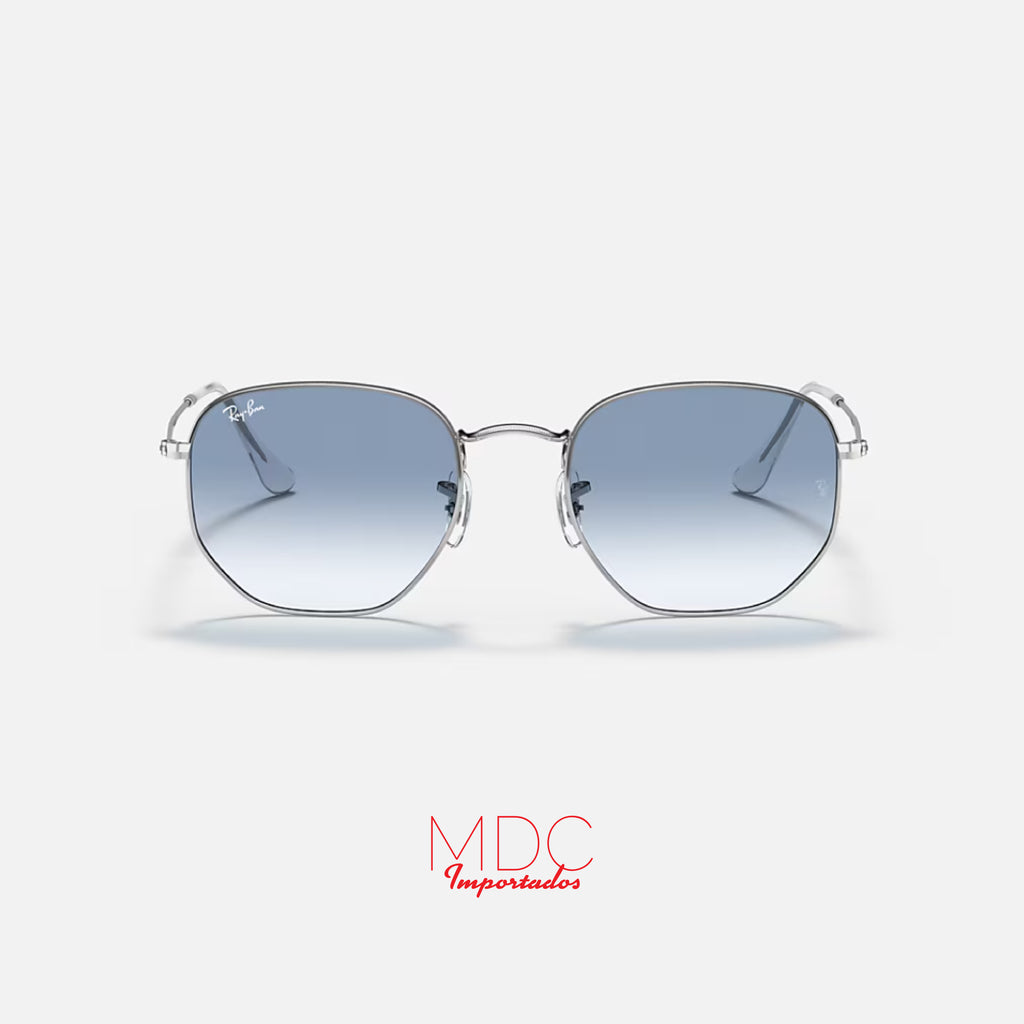 Hexagonal Plateado Gris Degrade RB3548