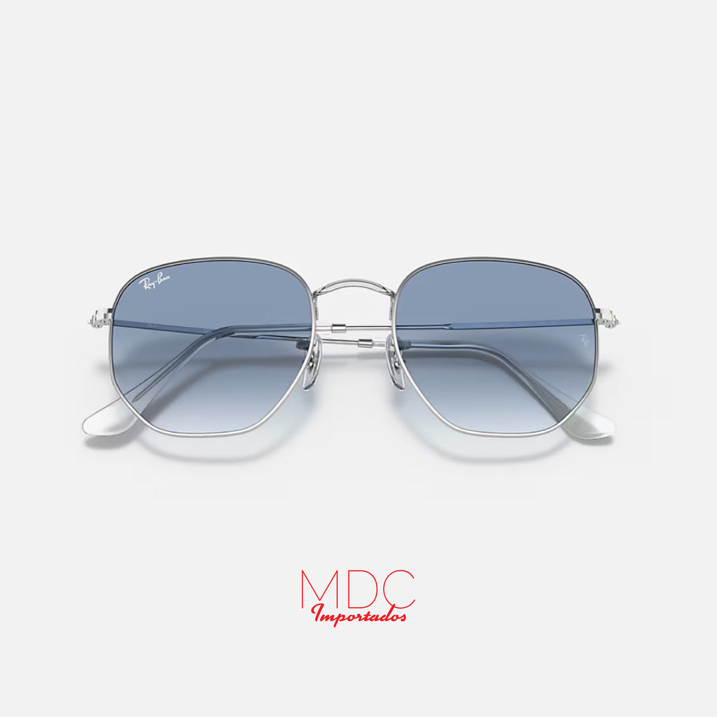 Hexagonal Plateado Gris Degrade RB3548
