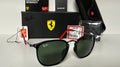 Round Fleck Ferrari Negro Verde RB2448 601