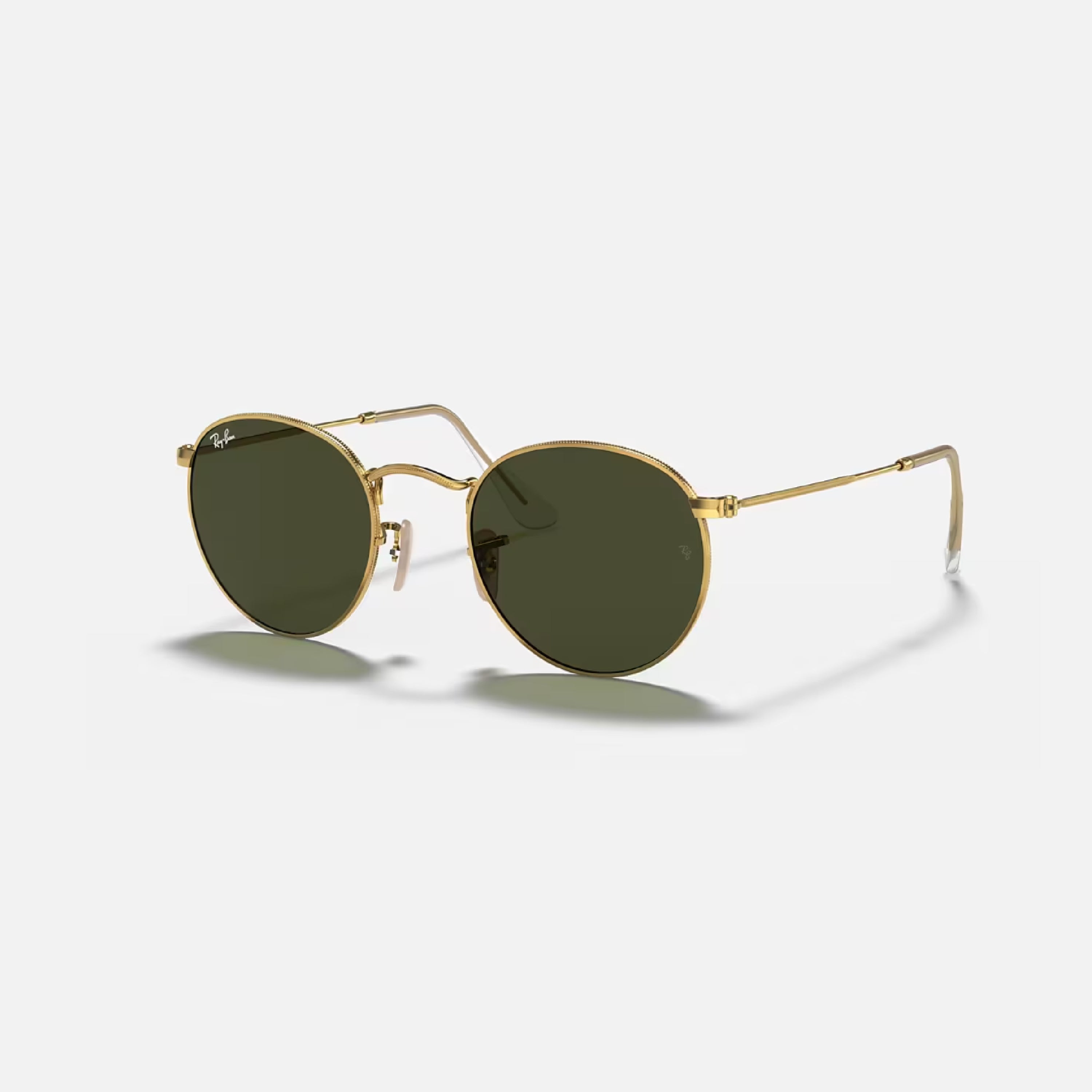 Round Metal Dorado Verde RB3447