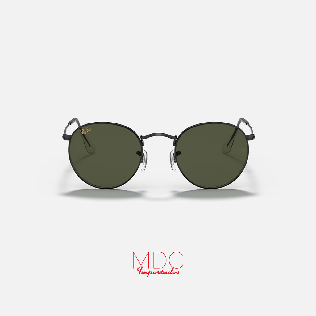 Round Metal Negro Verde RB3447