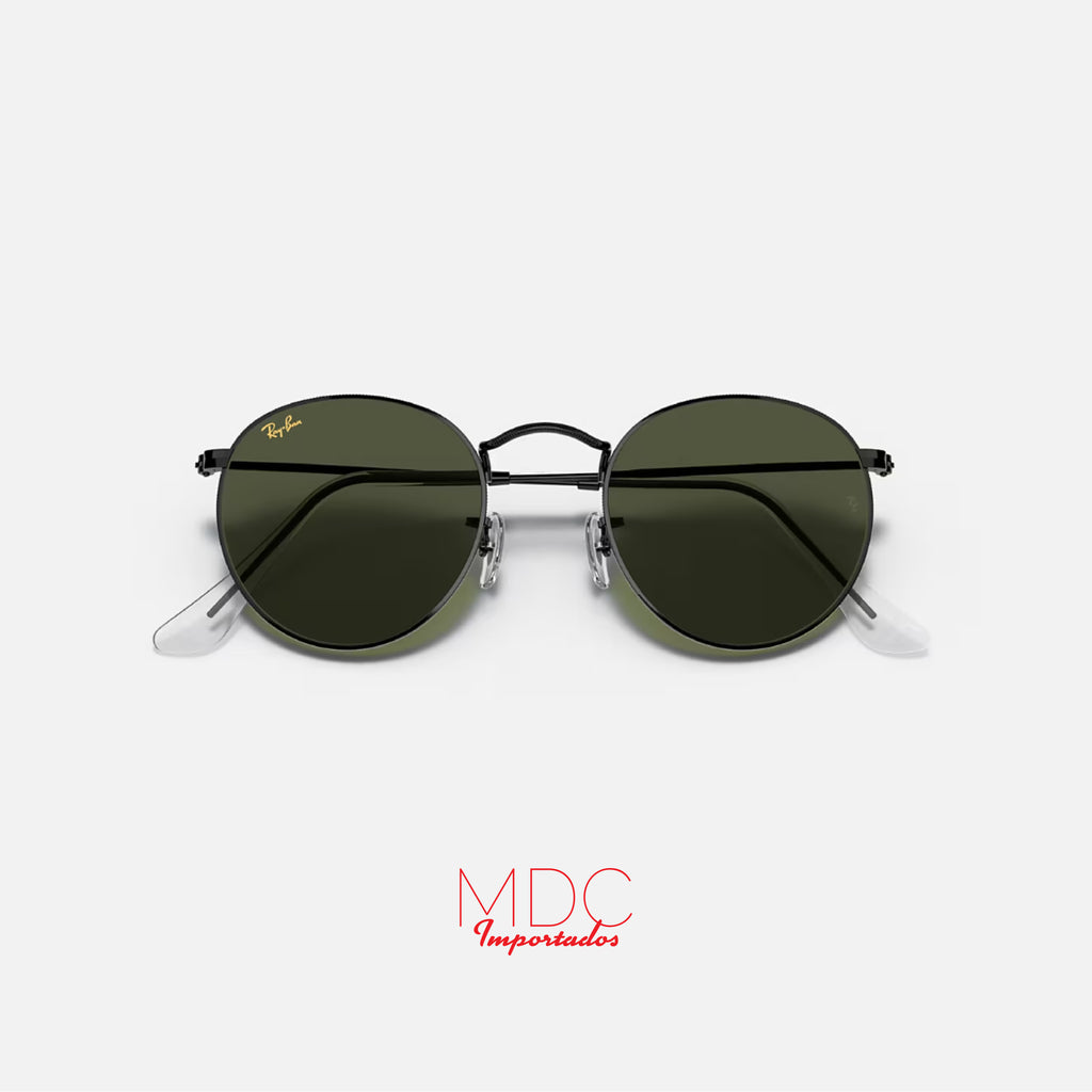 Round Metal Negro Verde RB3447