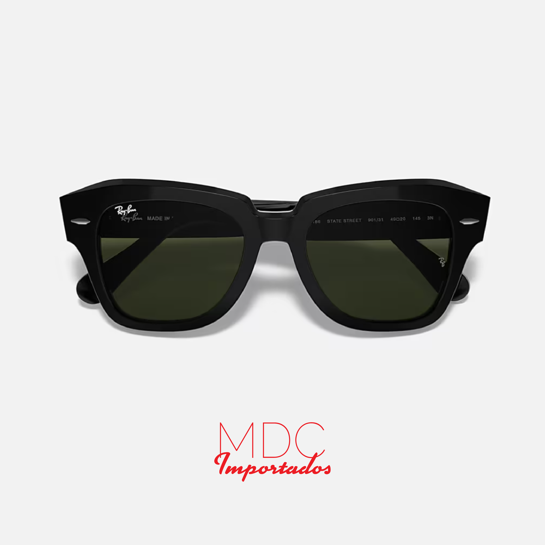 State Street Negro Verde RB2186 901/31