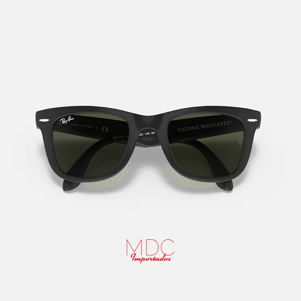 Wayfarer Folding Negro Verde RB4105