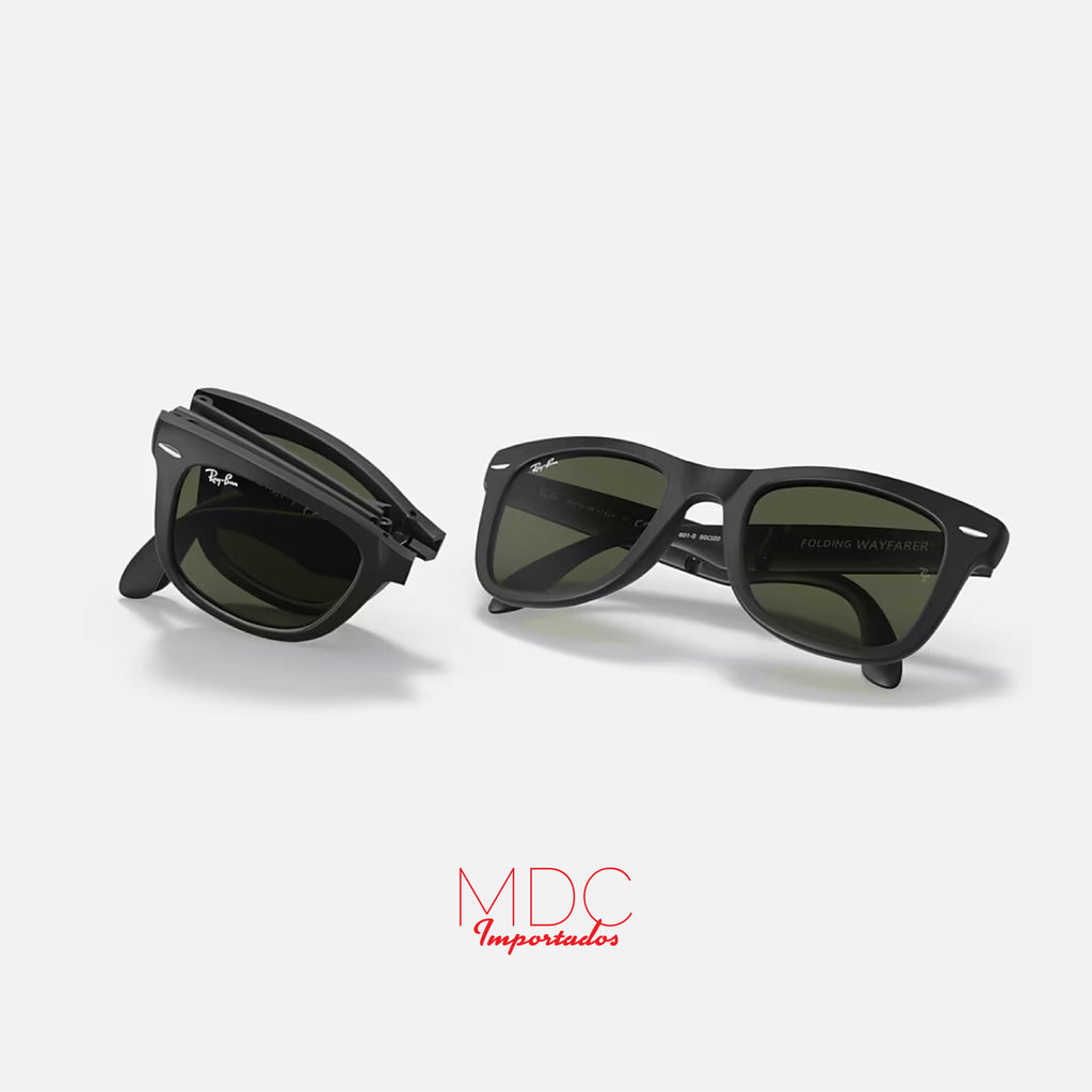 Wayfarer Folding Negro Verde RB4105