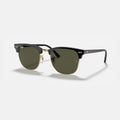Clubmaster Negro Verde RB3016