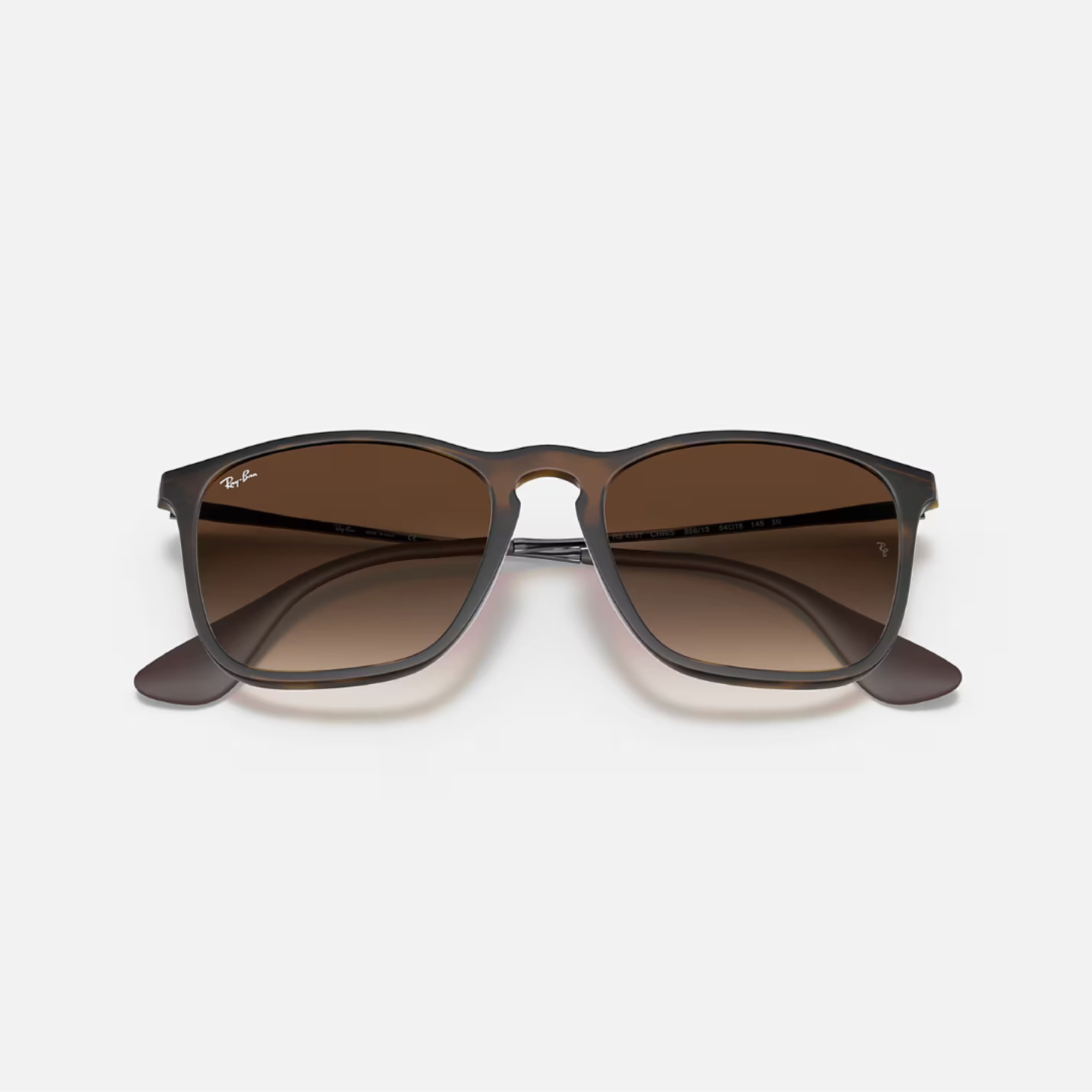 Chris Matte Havana Marr�n Degrade Polarizado RB4187