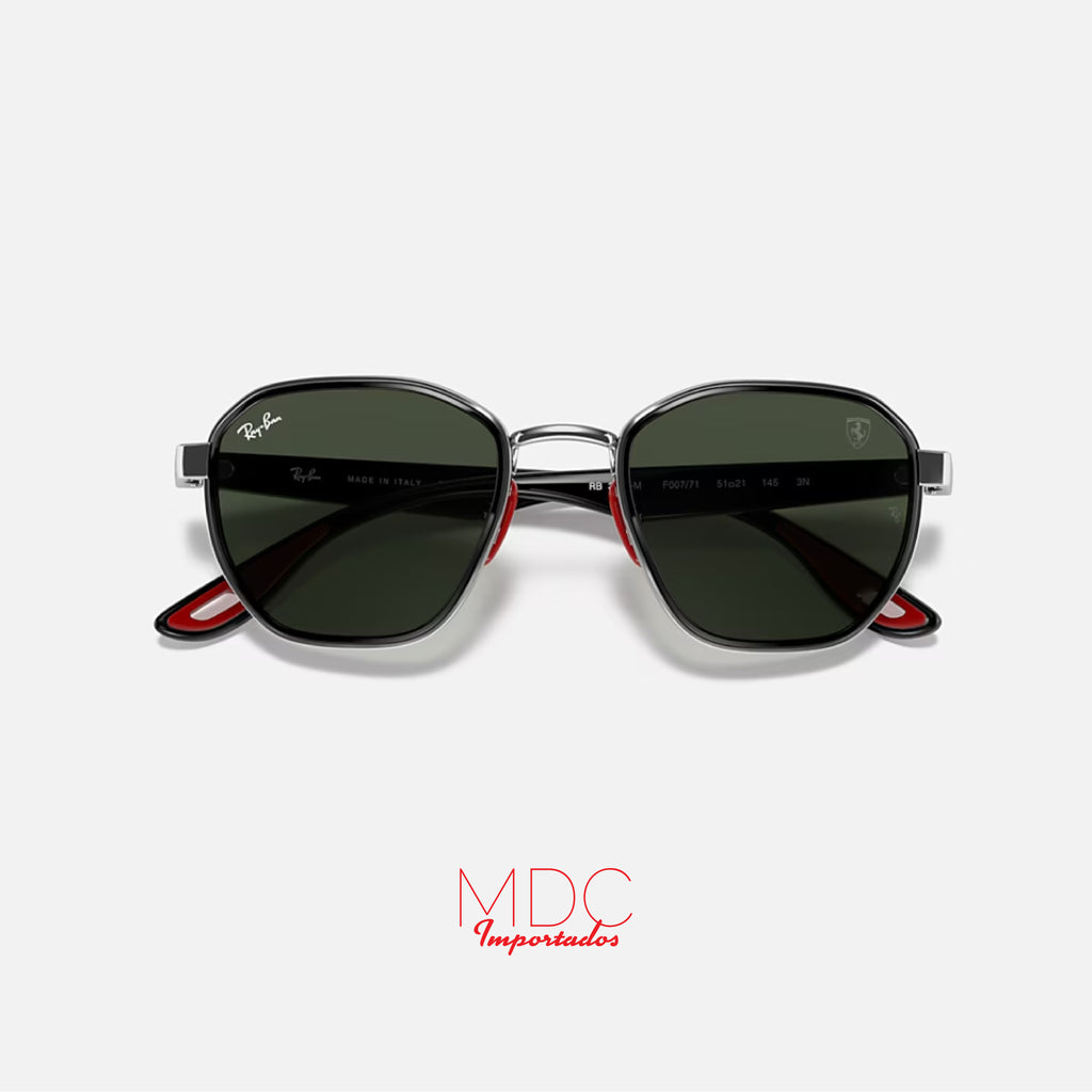 Ferrari Colecci�n Plateado Negro Verde RB3674M