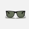 Justin Matte Negro Verde Polarizado RB4165