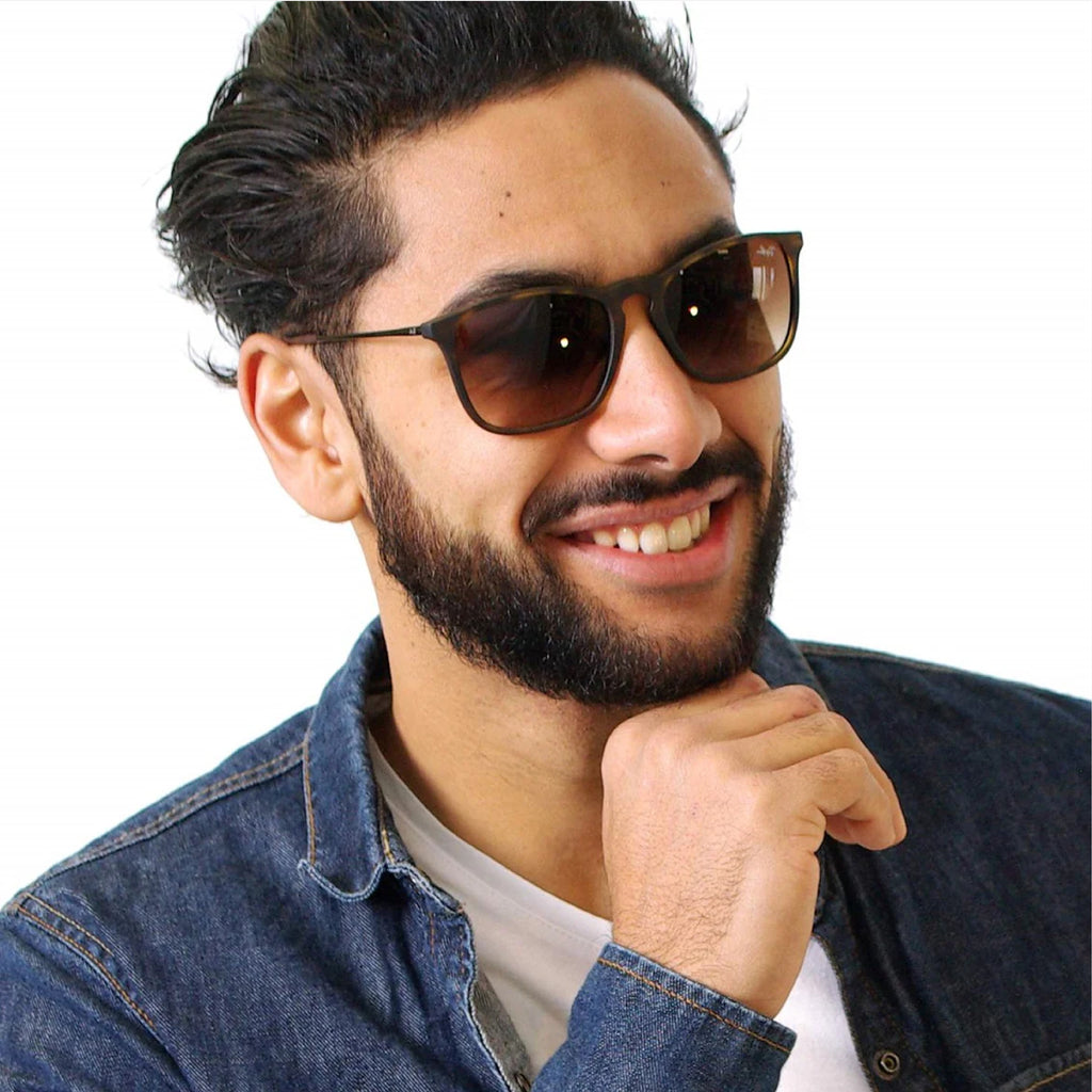 Chris Matte Havana Marr�n Degrade Polarizado RB4187