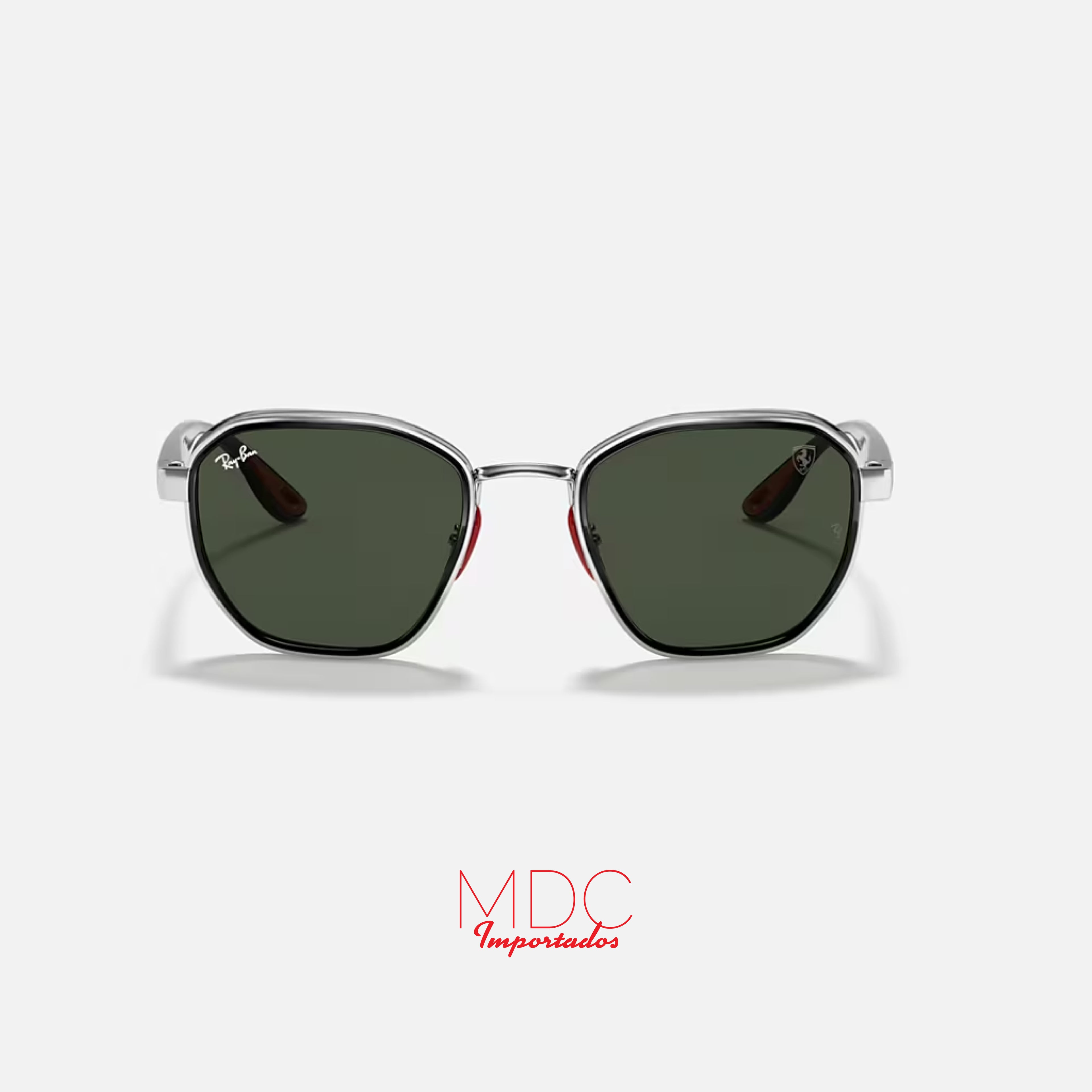 Ferrari Colecci�n Plateado Negro Verde RB3674M